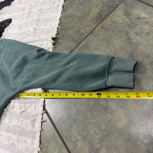 Lululemon Brushed Softstreme Full Zip Smoked Spruce Sz 6 Preppy Gorpcore Casual - Picture 12 of 13